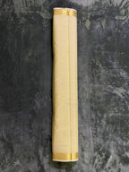 Exquisite Pure Bengaluru Silk Crepe Saree with Rudrakshi Golden Zari Border | Checks Patterns